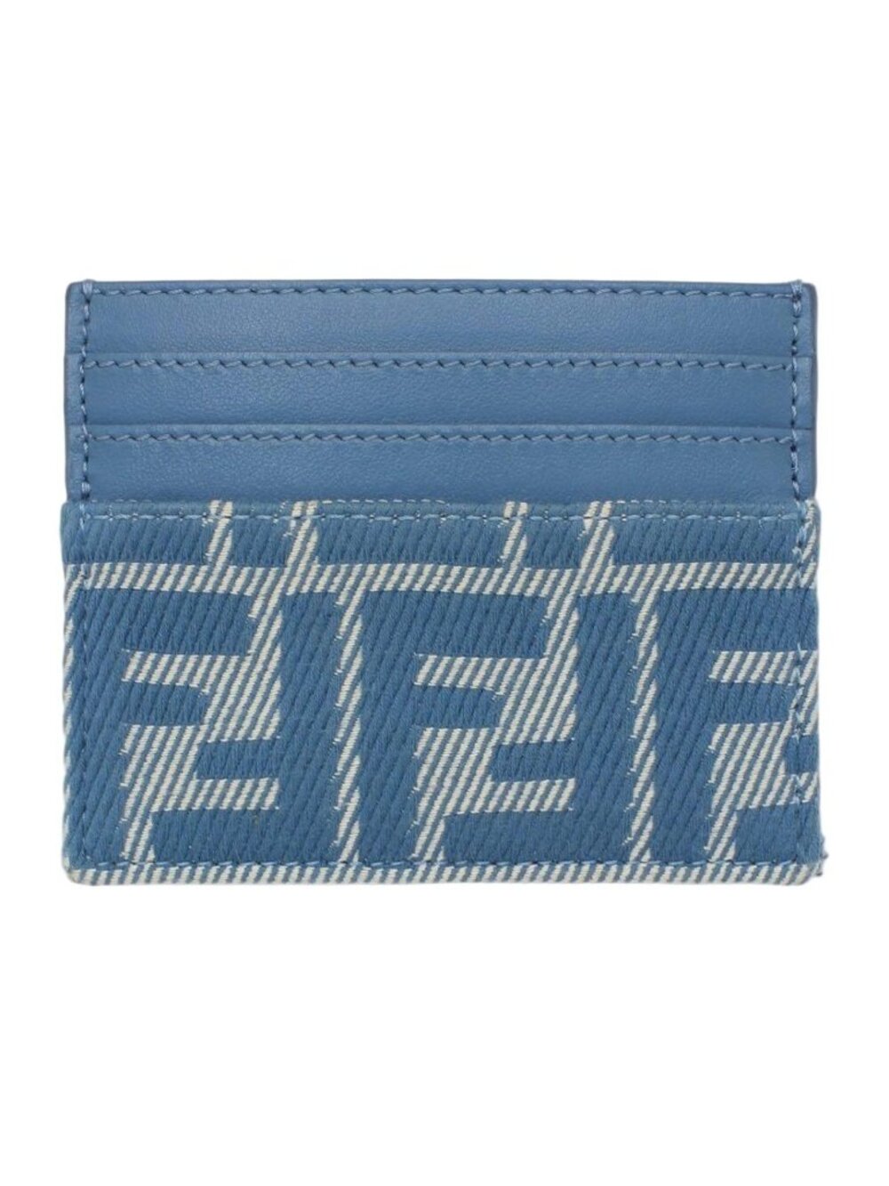Fendi Baguette FF Jacquard Card Case Business Holder